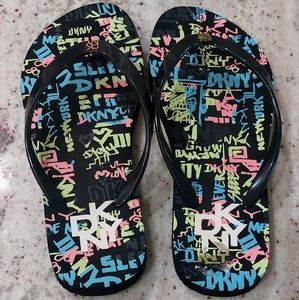 DKNY Girls and Women Flip Flops